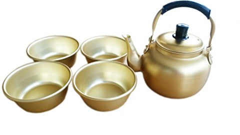 Makgeolli Set, Kettle + 4 Bowls - Korean Lifestyle