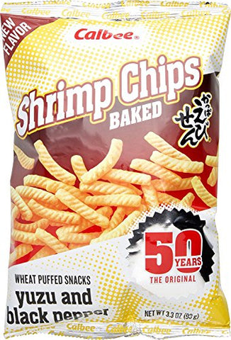Calbee Chips Shrimp Yuzu Pepper, 3.3 oz - Korean Lifestyle