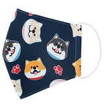 Handmade Shiba Inu Fabric Mask by Miumi - Korean Lifestyle