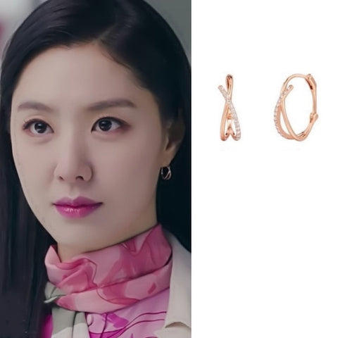 Fashion Earrings from the Korean Drama 'Crash Landing On You' 사랑의 불시착 - Korean Lifestyle